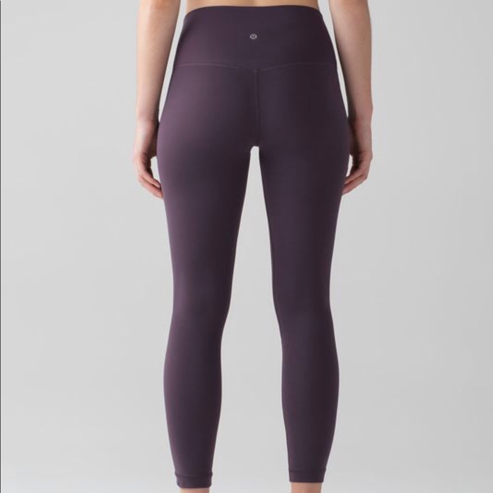 Lululemon Align II 25” sz2 black cherry